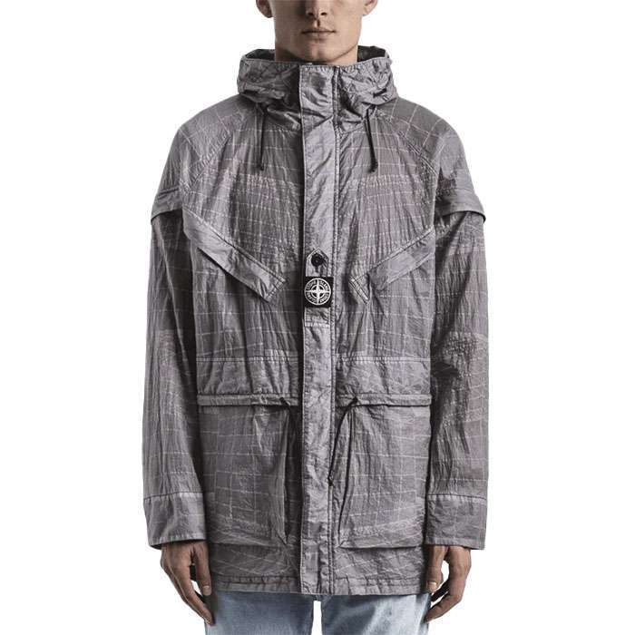 Ветровка Stone Island Reflective Grid On Lamy-tc Parka