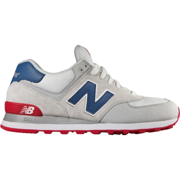 Кеды New Balance ML574CVY/D серо-красные