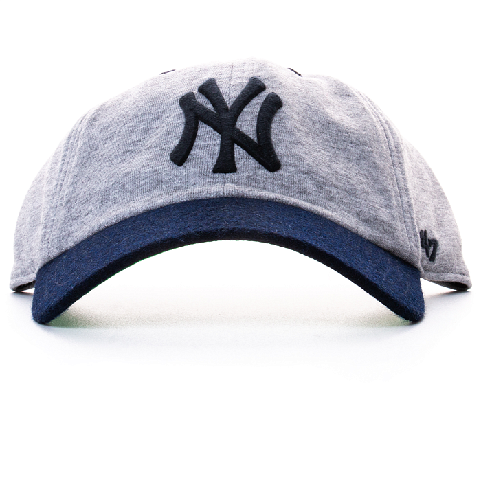 Бейсболка '47 Brand ARGENTICO CLEAN UP TWO TONE New York Yankees B-ARGTT17FRS-GY Grey