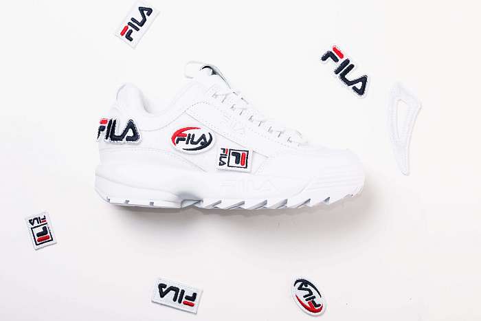 Кроссовки Fila женские Disruptor II Patches 5FM00538-100