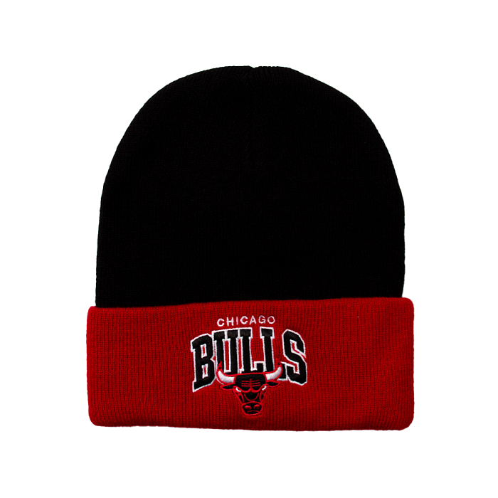 Шапка Mitchell&Ness ARCHED CUFF KNIT Chicago Bulls EU349-ARCHED-BLK